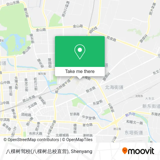 八棵树驾校(八棵树总校直营) map