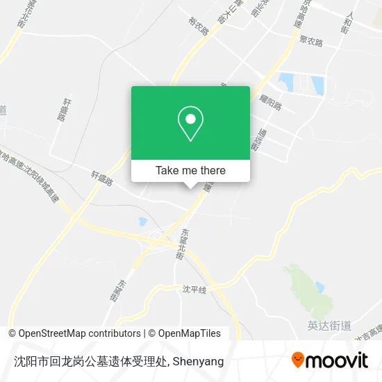 沈阳市回龙岗公墓遗体受理处 map