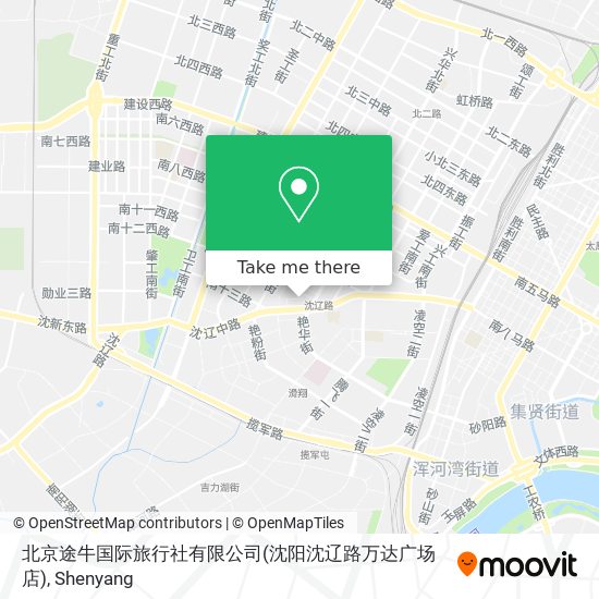 北京途牛国际旅行社有限公司(沈阳沈辽路万达广场店) map