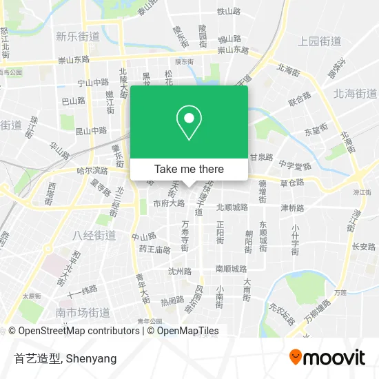 首艺造型 map