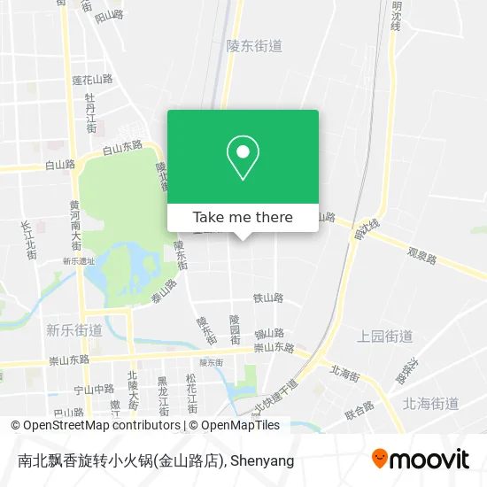 南北飘香旋转小火锅(金山路店) map