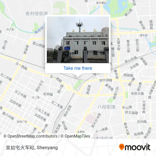 皇姑屯火车站 map