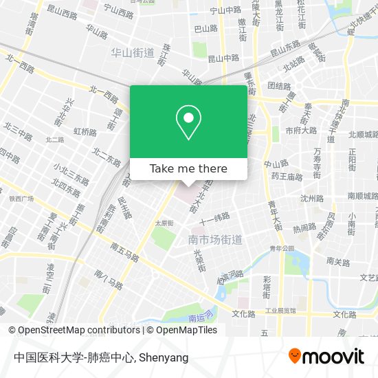中国医科大学-肺癌中心 map