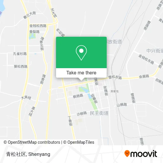 青松社区 map