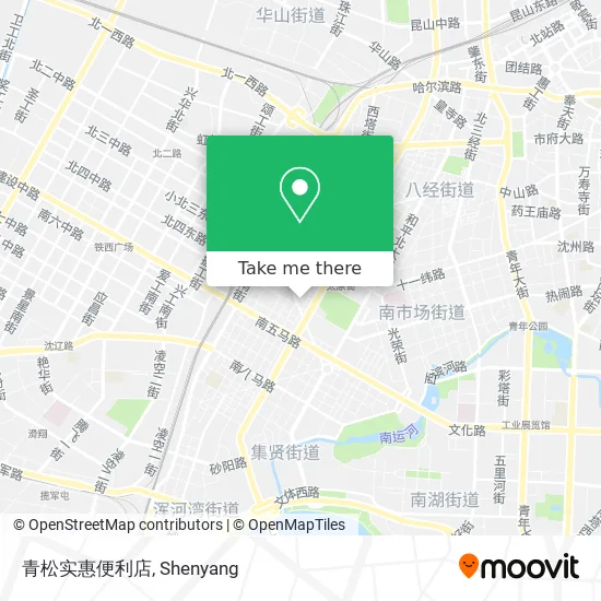 青松实惠便利店 map