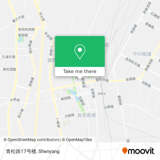 青松路17号楼 map