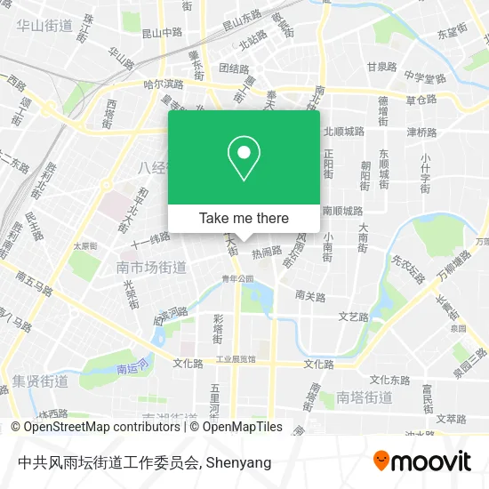 中共风雨坛街道工作委员会 map