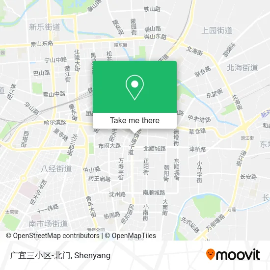 广宜三小区-北门 map