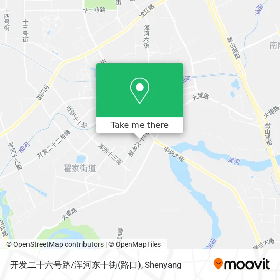 开发二十六号路/浑河东十街(路口) map