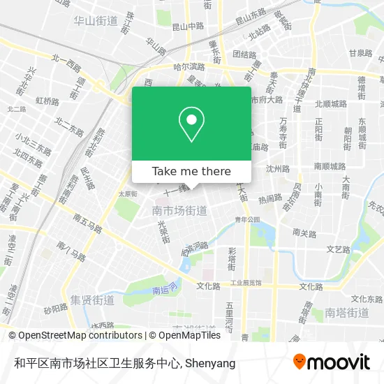 和平区南市场社区卫生服务中心 map