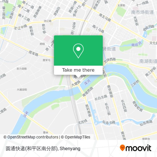 圆通快递(和平区南分部) map