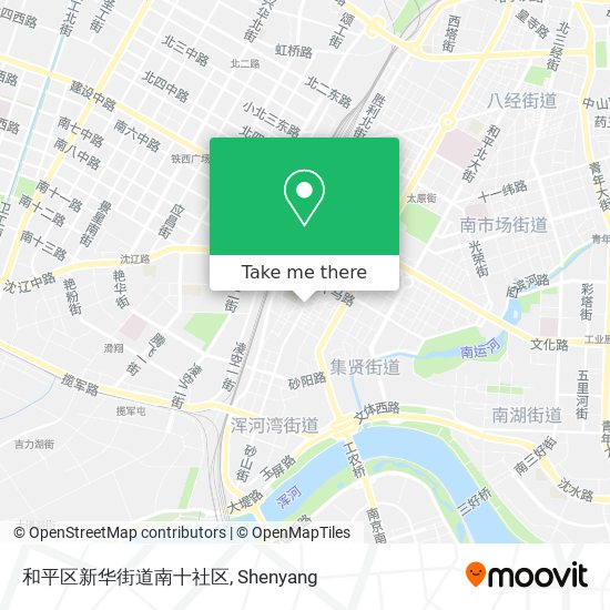和平区新华街道南十社区 map