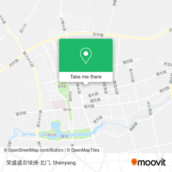荣盛盛京绿洲-北门 map