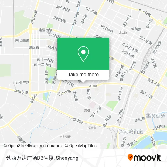 铁西万达广场D3号楼 map