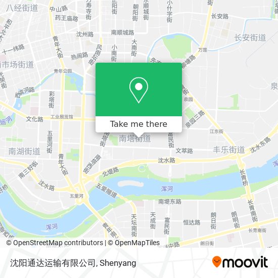 沈阳通达运输有限公司 map