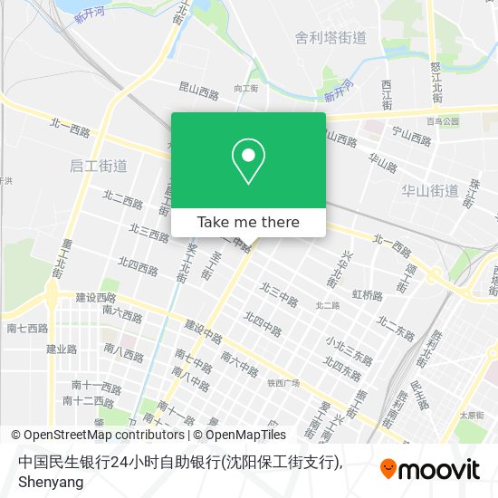 中国民生银行24小时自助银行(沈阳保工街支行) map