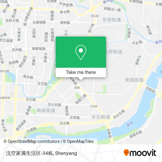 沈空家属生活区-34栋 map