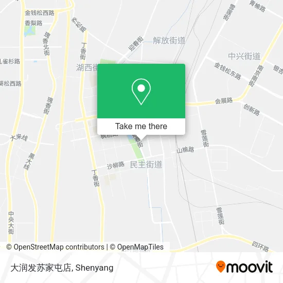 大润发苏家屯店 map