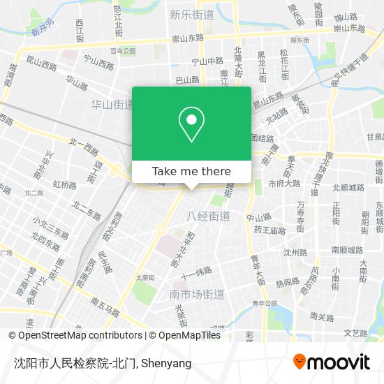 沈阳市人民检察院-北门 map