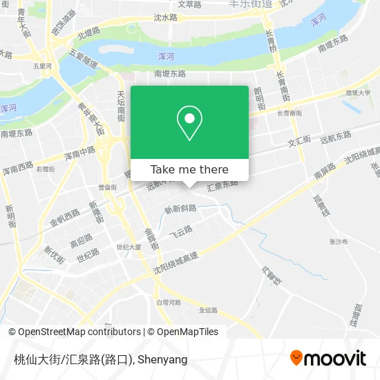 桃仙大街/汇泉路(路口) map