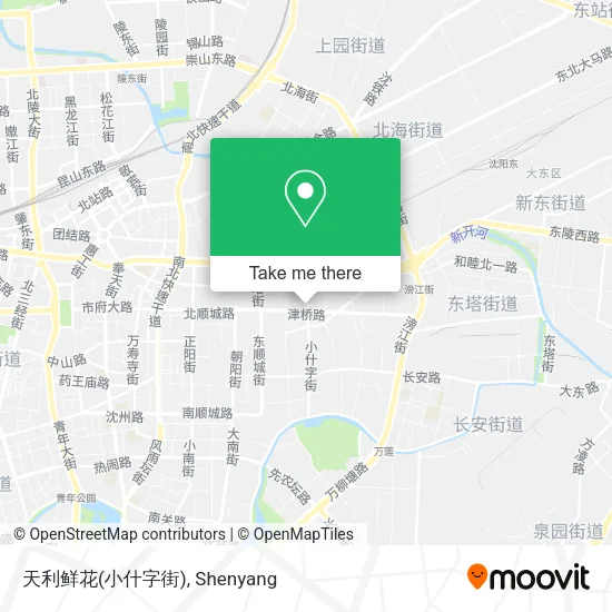 天利鲜花(小什字街) map