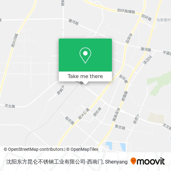 沈阳东方昆仑不锈钢工业有限公司-西南门 map