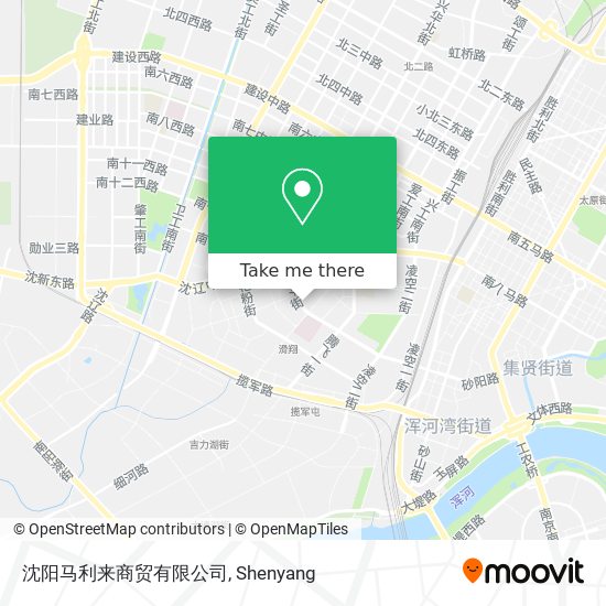 沈阳马利来商贸有限公司 map