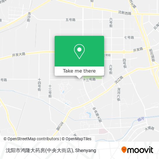 沈阳市鸿隆大药房(中央大街店) map