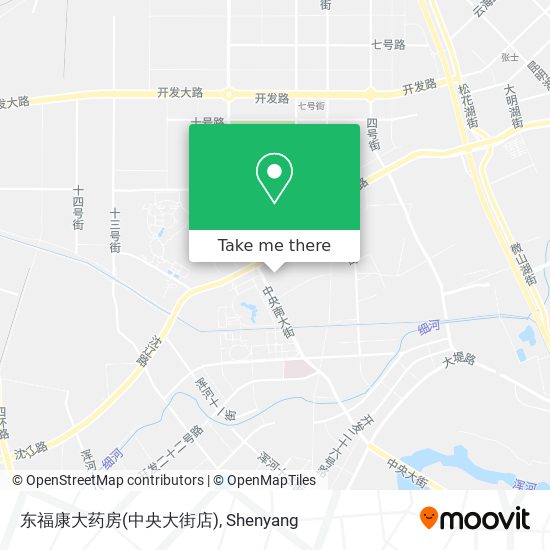 东福康大药房(中央大街店) map