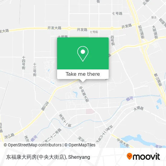 东福康大药房(中央大街店) map