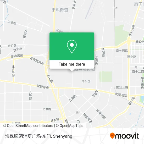 海逸啤酒消夏广场-东门 map