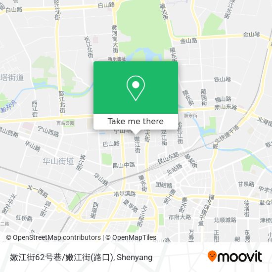 嫩江街62号巷/嫩江街(路口) map