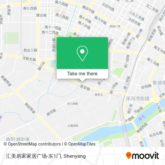 汇美易家家居广场-东1门 map