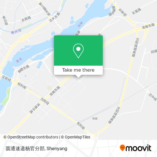 圆通速递杨官分部 map