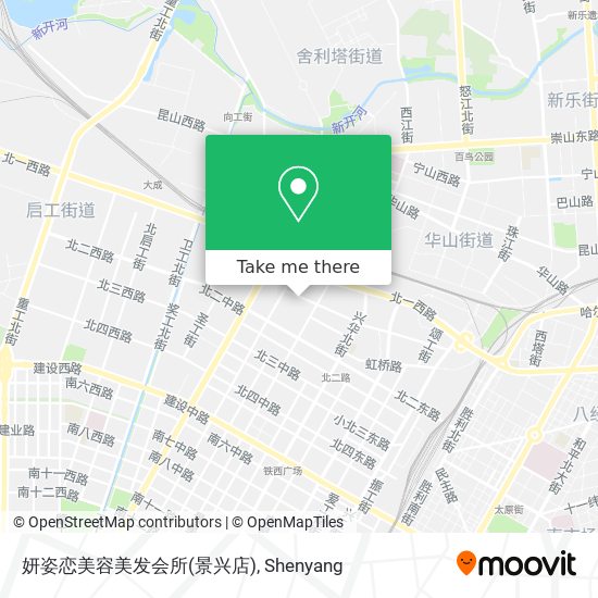 妍姿恋美容美发会所(景兴店) map