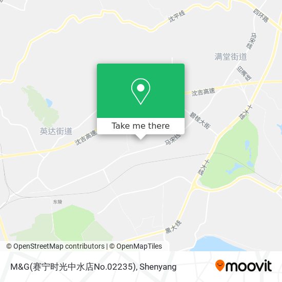 M&G(赛宁时光中水店No.02235) map