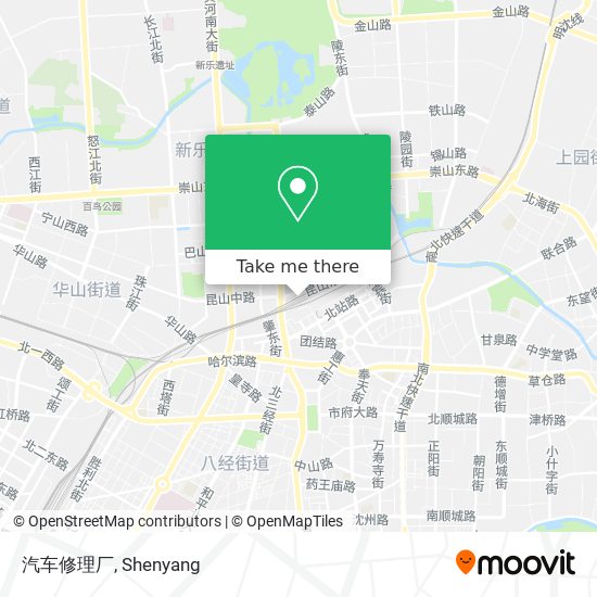 汽车修理厂 map