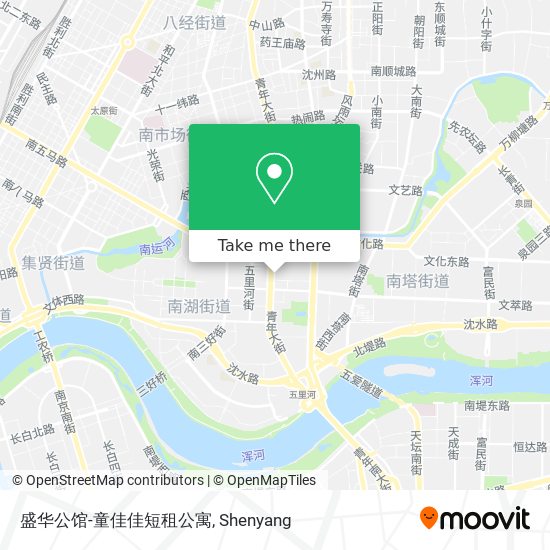 盛华公馆-童佳佳短租公寓 map