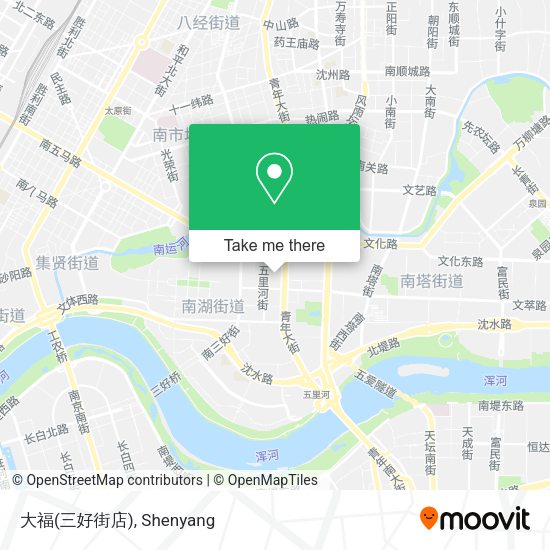 大福(三好街店) map