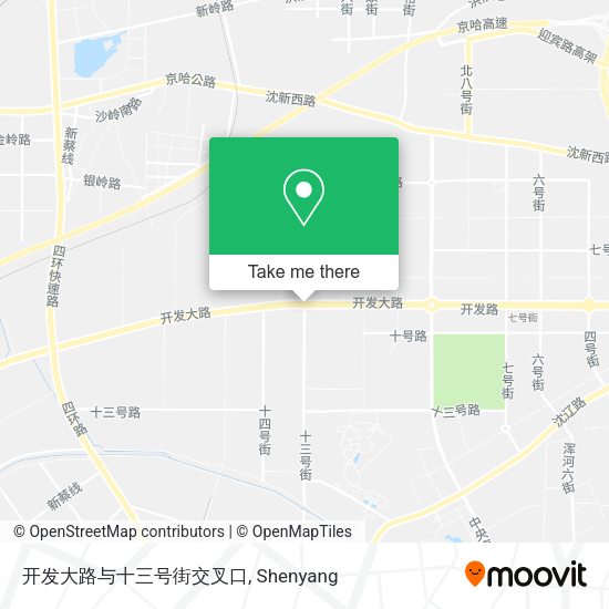开发大路与十三号街交叉口 map
