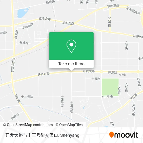 开发大路与十三号街交叉口 map