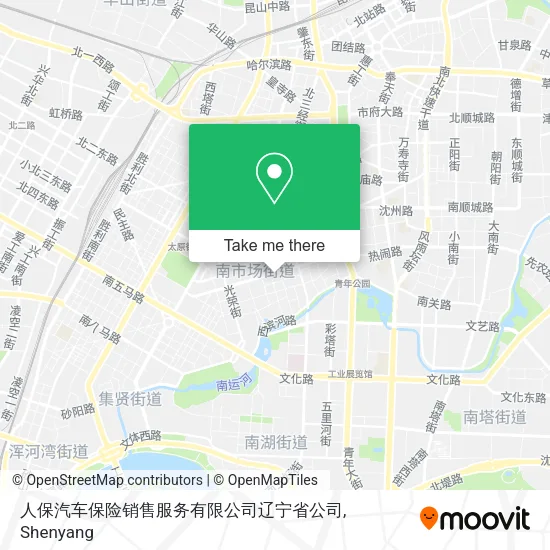 人保汽车保险销售服务有限公司辽宁省公司 map