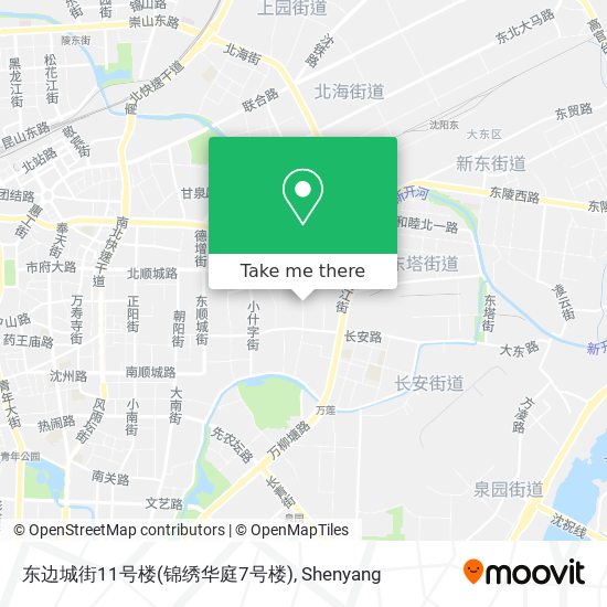 东边城街11号楼(锦绣华庭7号楼) map