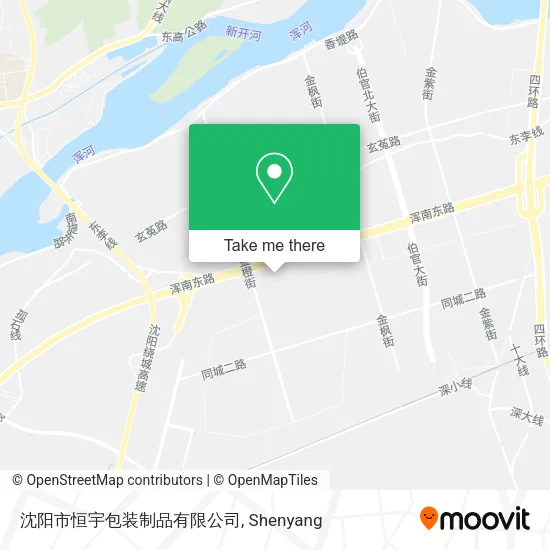 沈阳市恒宇包装制品有限公司 map