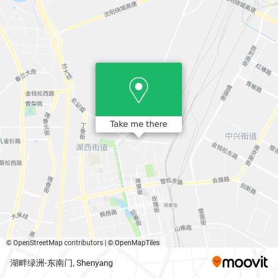 湖畔绿洲-东南门 map