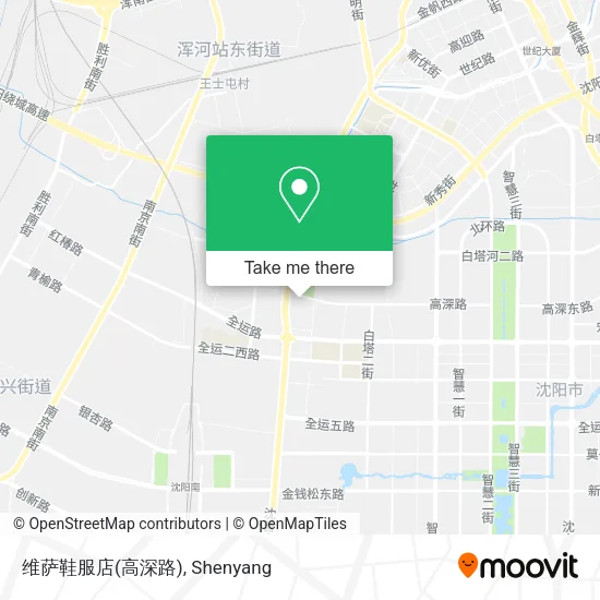 维萨鞋服店(高深路) map