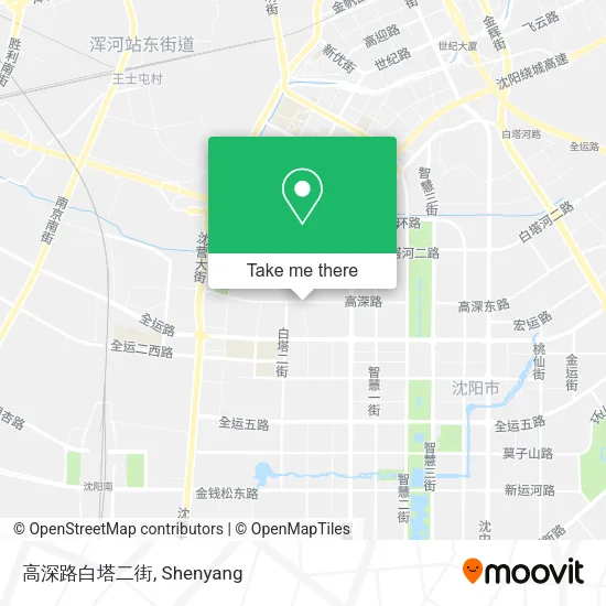 高深路白塔二街 map