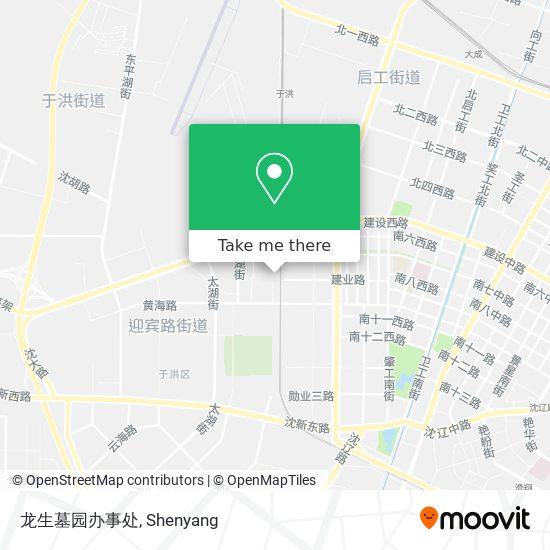 龙生墓园办事处 map