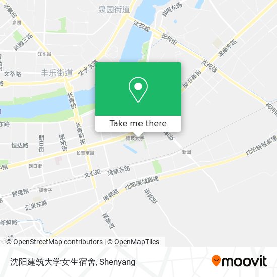 沈阳建筑大学女生宿舍 map