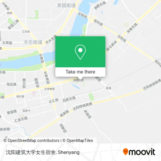 沈阳建筑大学女生宿舍 map